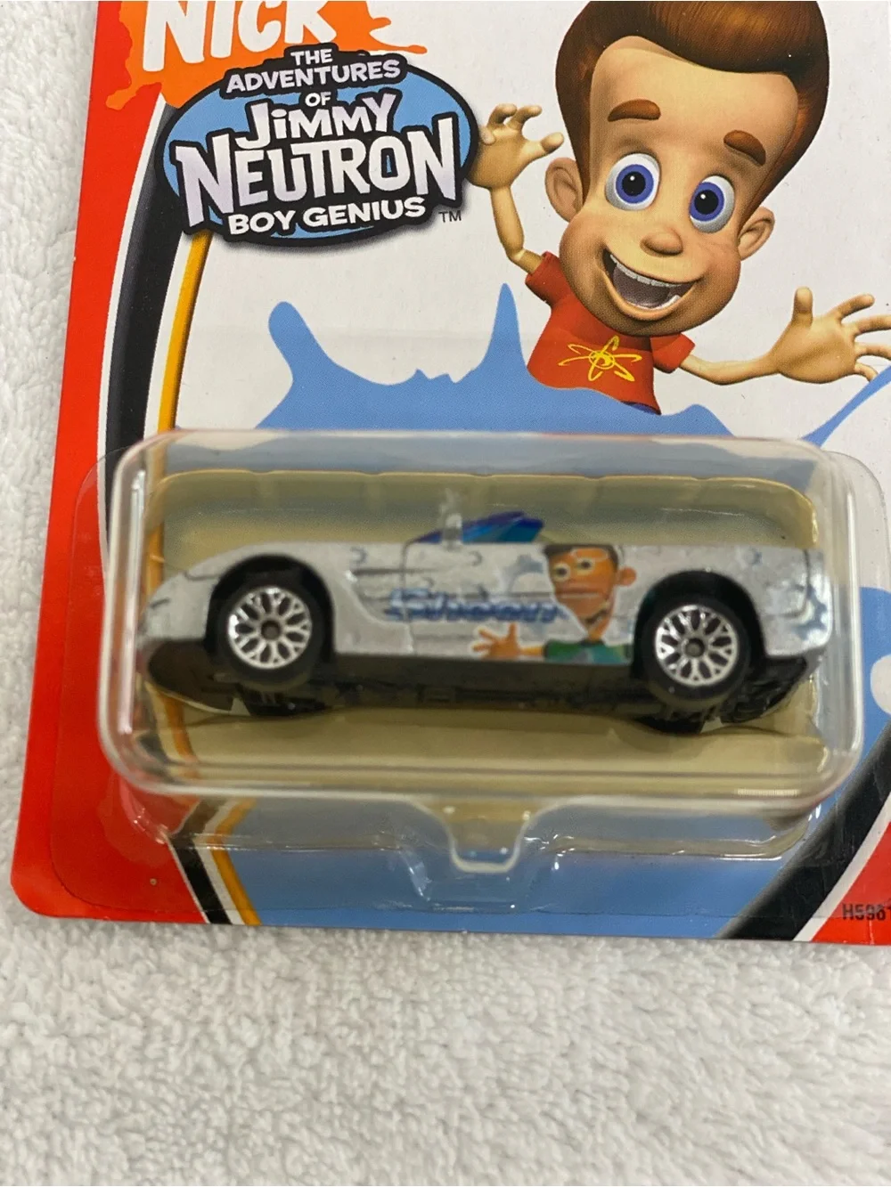 Matchbox Adventures of Jimmy Neutron Boy Genius Convertible 1:64 Diecast Car NEW